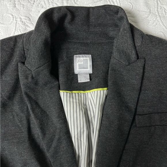 Women’s Gray Open Front Blazer Size Small - Picture 4 of 5